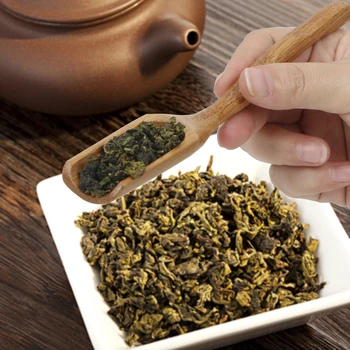 Tējas Lapas Izvēle Turētājs Dabas Bambusa Tējas Scoop Augstas Kvalitātes Retro Stila Karoti Tējas Medus Mērci Suger Kafijas Delikāts
