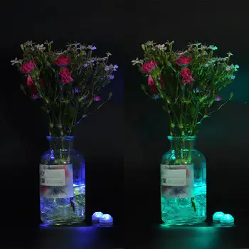Ūdensizturīgs Tālvadības Krāsu Izmaiņas Apaļo Akvāriju LED Gaismas Zemūdens Zivju Tvertnes Lampas LED Lampas
