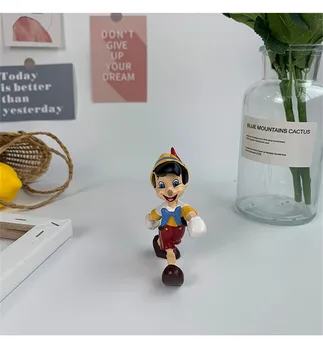 2piece Pinokio un Jiminy Cricket Rīcības Attēls Rotaļlietas pinocchi Kolekcija sveķu rotaļlietas