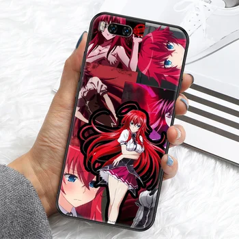 Anime Vidusskola DxD Rias Gremory Phone gadījumā Xiaomi Mi Max Piezīme 3 A2 A3 8 9 9T 10 Lite Pro Ultra black tendence ministru 3D Etui
