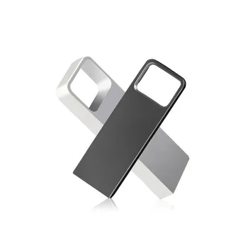 Atslēgu Usb Flash Drive 32GB 64GB, 128GB Matel Memoria Usb Stick Sudraba Melna Pildspalva Disku, 4GB 8GB 16GB Ūdensizturīgs Pendrive Flash U Diska