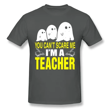 Jūs nevarat skandāla man Vīriešu T-Krekli Topi Smieklīgs Kokvilnas t-veida, es esmu Skolotājs Halloween T Krekli