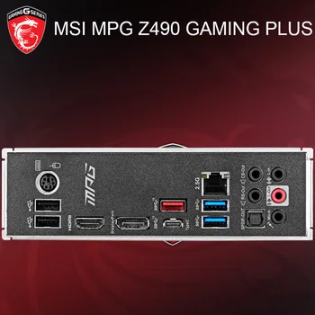 LGA 1200 MSI MPG Z490 SPĒĻU PLUS Mātesplati DDR4 4000MHz PCI-E 3.0 M. 2 HDMI Darbvirsmas MSI Z490 Placa-Mãe 1200 DisplayPort ATX