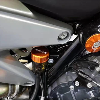 Logo Motociklu Aksesuāri Priekšējais un Aizmugurējais bremžu Šķidruma Master Cilindra Rezervuāra Vāks Vāciņš, Par KTM 890 ADV 890 Piedzīvojumu R 2021