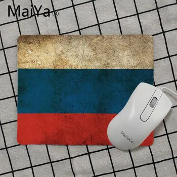 Maiya augstākās Kvalitātes Amerikāņu krievijas Karogu Unikālo Rakstāmgalda Paliktni, Spēles, peles paliktnis Top Pārdošanu Vairumtirdzniecības Gaming mouse Pad