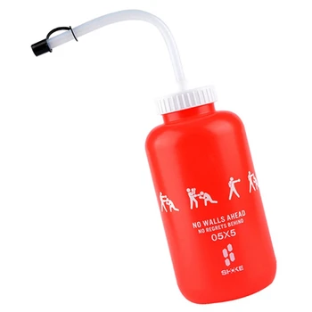 Top!-SHOKE Lakrosa Ūdens Pudele ar Garu Stiebru BPA Free Plastmasas Vārtsargs Boksa Ūdens Pudele 1 Litrs Sporta