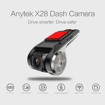 X28 FHD) 1080P 150Dash Cam Automašīnas DVR Kamera Ieraksti WiFi ADAS G-sensors / Video Auto Reģistratoru Dash Kamera
