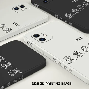 Veikls Dizains Diezgan Tālrunis Lietā Par iPhone 12 Pro Max 11 X XS XR XSMAX SE2020 8 8Plus 7 7Plus 6 6S Plus Silikona Vāciņu