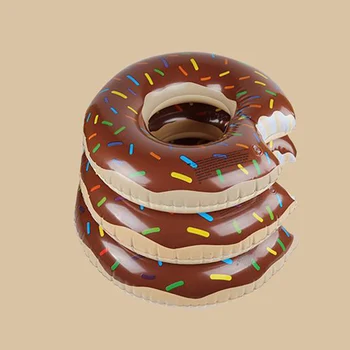 Piepūšamās Donut Peldēšana Gredzenu uz Baseinu PVC Vasaras Peldošās Gredzenu Sēdekļa Peldēt Matrača Ūdens Rotaļlietas Bērniem, Peldēšanas Aplis